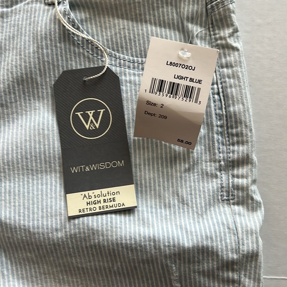 Wit & Wisdom Ab solution Bermuda Size 2 - Picture 2 of 9